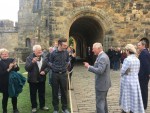 Prince Charles Meets St. Cloud Students During Visit To Alnwick Castle